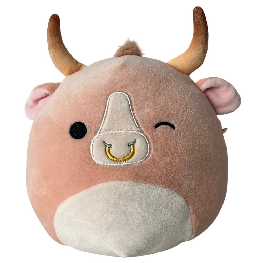 Squishmallows Howland Brahma Bull Plush 7.5" Tan Cow‎ Stuffed Animal Soft Cute